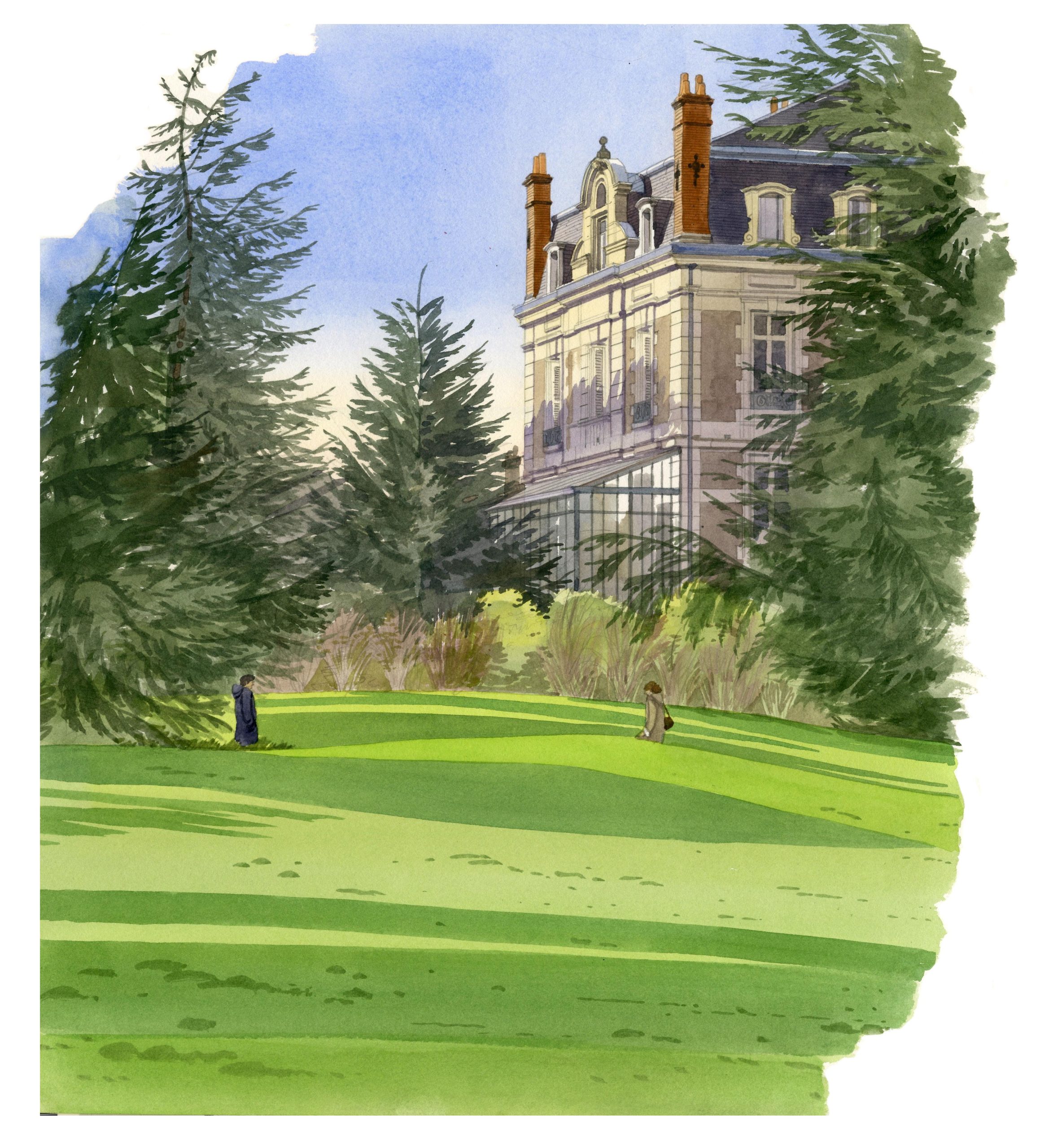 Prébendes-Maison bourgeoise-matin-leger